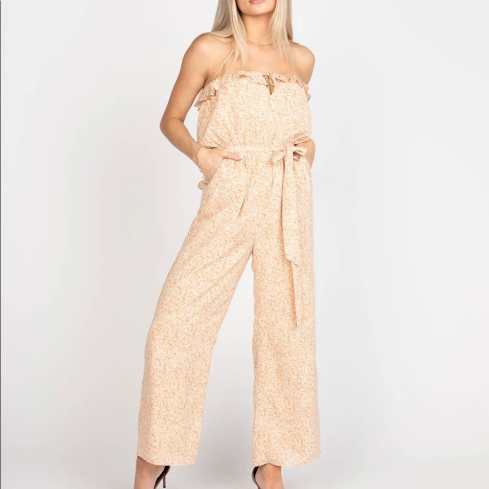 Maia Golden Jumpsuit Kittenish size small